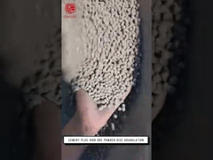 Οργανικό Granulator δίσκων λιπάσματος λιπάσματος χοίρων χουμικού οξέος βεντονίτη