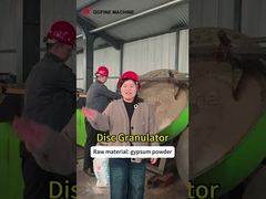 Κατανοήστε γιατί επιλέγεται ένας κοκκοποιητής δίσκου με διάμετρο 1-3 μέτρα για την επεξεργασία γύψου σε σκόνη.