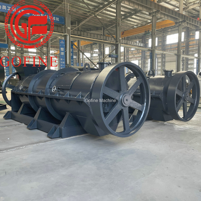 3-5 T/H Rotary Drum Fertilizer Granulator Line Παραγωγής Κοπριά Κοτόπουλου