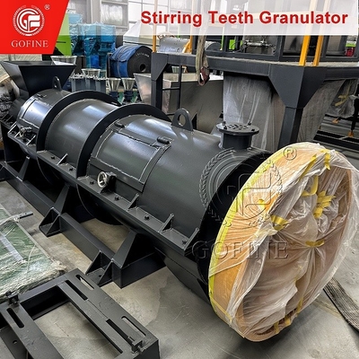Σφαιρικό σχήμα σφαίρας Οργανικό λιπάσμα Granulator 15kw εύλογη δομή Μηχανή