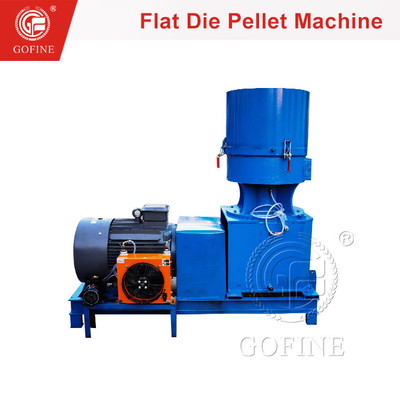 Τελικά κόκκοι 2-8mm Στήλινα σωματίδια Flat Die Pellet Machine για τη γραμμή παραγωγής λιπασμάτων